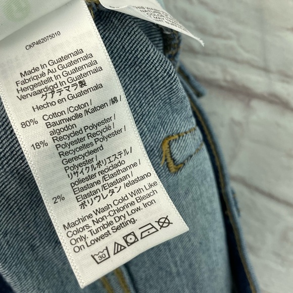 J. Crew Factory 9" Mid-Rise Skinny Signature Stretch Denim Jeans Size 29 - Picture 3 of 5